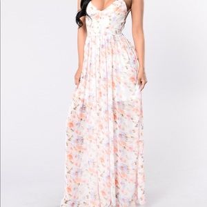 Floral maxi dress